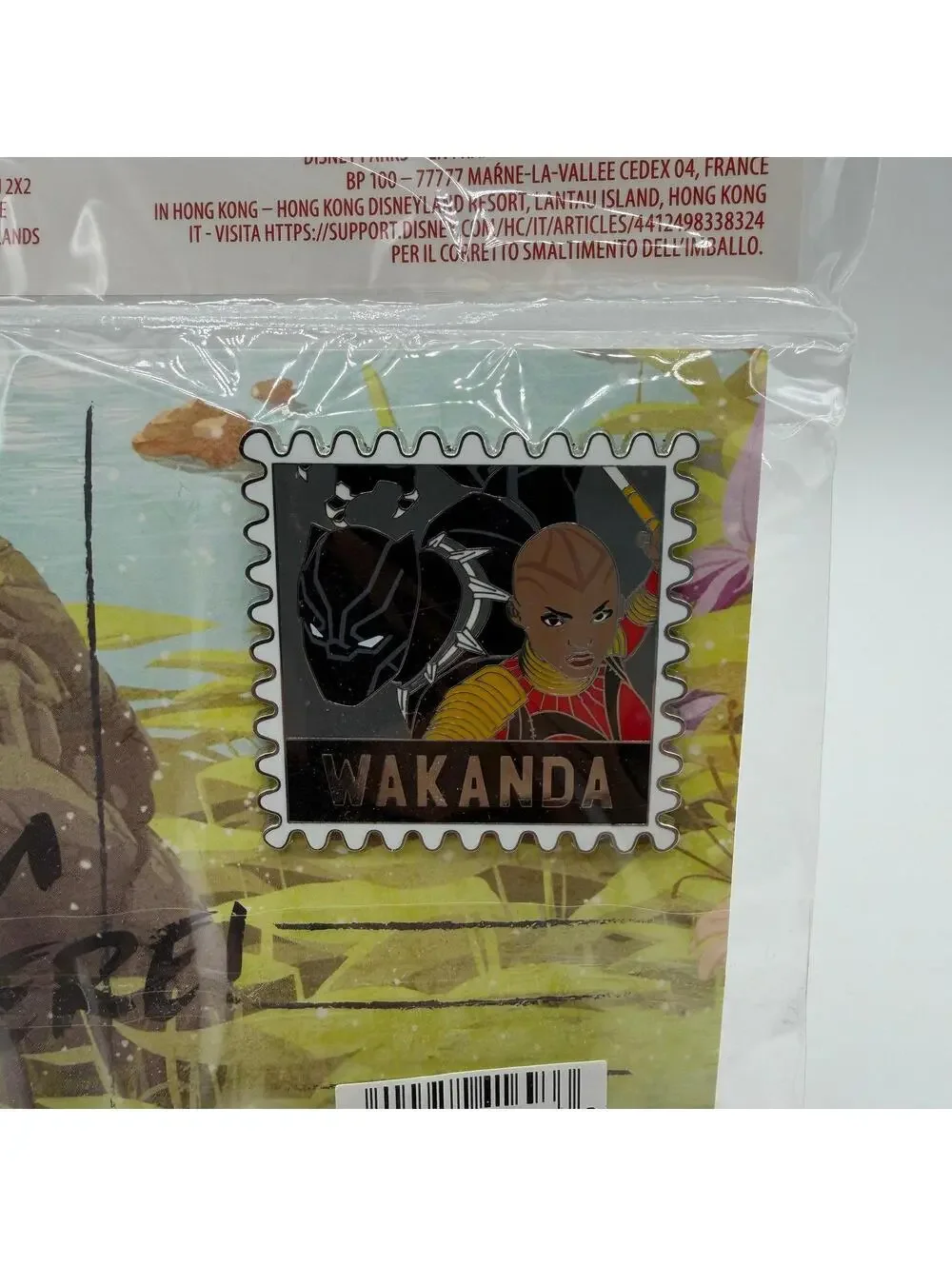 Disney Pin - Black Panther and Okoye - Wakanda Postcard Set - One Family